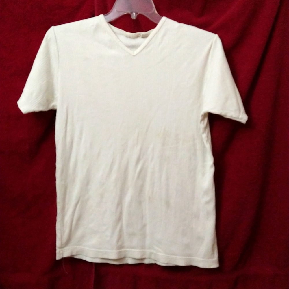 Women's white shirt, size Large, by Structure